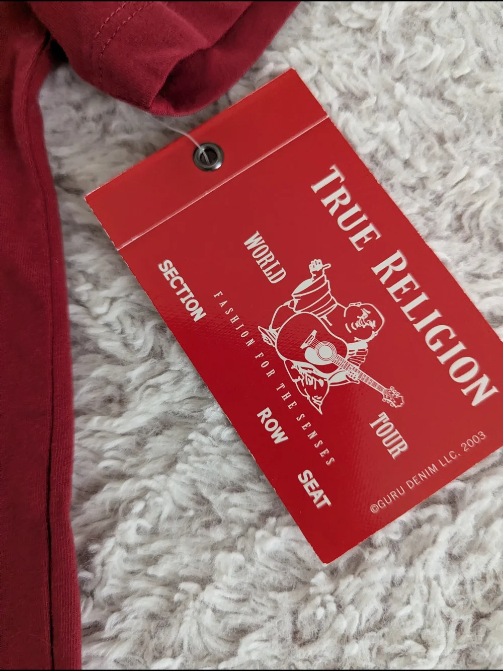 NWT True Religion Logo Tee